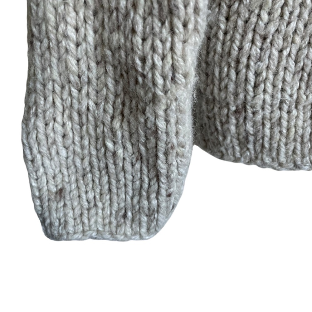 Peruvian Connection Wool Cream Roll-neck Sweater - Picture 3 of 11